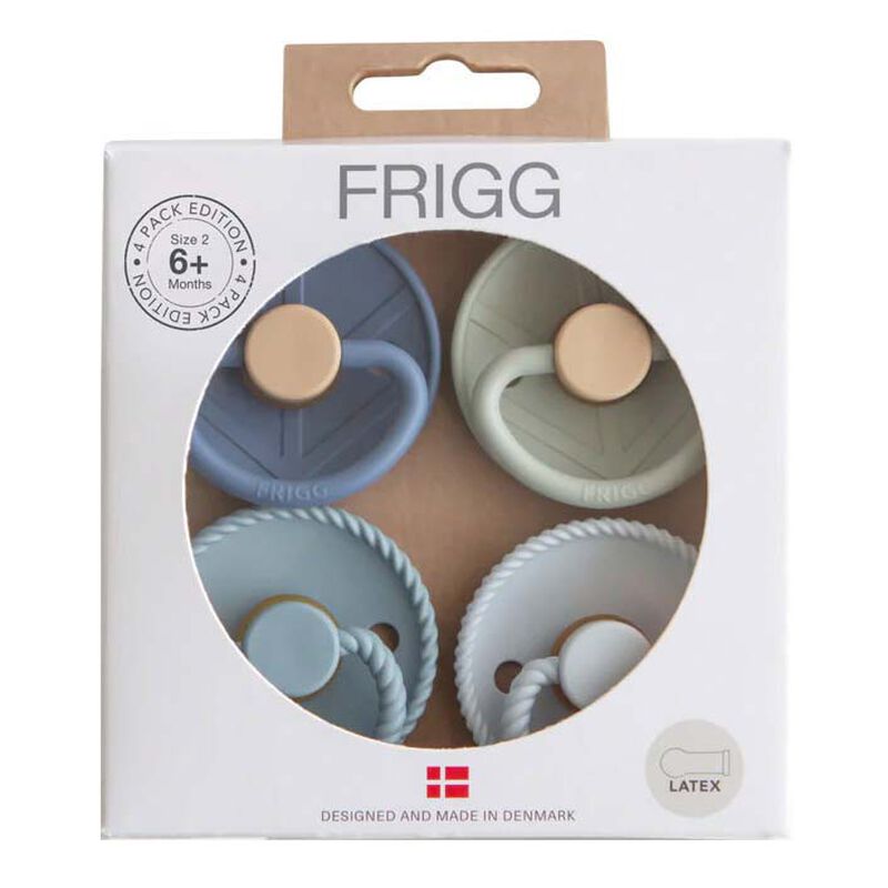 FRIGG 4-Pack Pacifiers - Latex Size 2 image number 0
